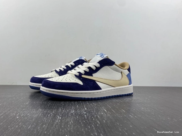 Bmlin 1 SCOTT AIR CUSTOM JORDAN DM7866-808 X TRAVIS 0708
